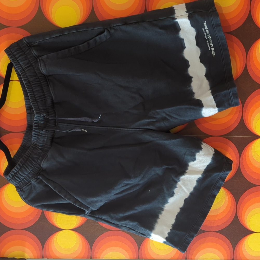 ALL SAINTS tie dyed sweat shorts